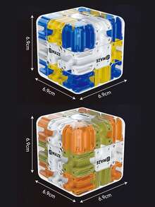 Large 3D Maze Puzzle Cube - Intellectual Maze Puzzle Toy, 3D Puzzle Ball Sculpture Toy, Sensory Toy, Educational Toy For Children