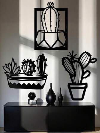 1ชิ้น (20-60ซม.), มินิมอล/สินค้ายอดนิยมข้ามพรมแดน, โลหะ, ของตกแต่งผนังกระบองเพชรโลหะ, สไตล์นอร์ดิกอินส์, กระบองเพชรในกระถางที่มีรายละเอียดในกรอบและการออกแบบที่หลากหลาย, เหมาะสำหรับคนรักโบโฮ/ต้นไม้, ธีมต้นไม้โบโฮ – เหมาะสำหรับวันฮาโลวีน/วันขอบคุณพระเจ้า/วันอีสเตอร์, งานปาร์ตี้ในบ้าน/โครงการ DIY/การขึ้นบ้านใหม่, ห้องนั่งเล่น/ห้องนอน/สตูดิโอ/ระเบียง, ฤดูใบไม้ผลิ/ฤดูร้อน, ของแขวนประดับตกแต่ง