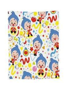 Plim Plim Anime Flannel Blanket For Girls Boys Anime Gifts Throw Blanket Cozy Plush Flannel Fleece Print Blankets Double-Layer Blanket Lightweight Fuzzy For Bed Decor - 黑色 - 查看 3