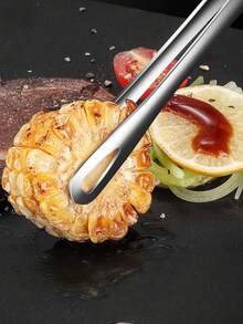 1/4pcs, Serving Tongs, Food Tongs, Tweezer Tongs, Barbecue Tongs, Stainless Steel Fruit Tongs, Bread Tongs, Steak Tongs, Salad Tongs, Dessert Tongs For Buffet, Multifunctional Serving Tongs, Kitchen Tools