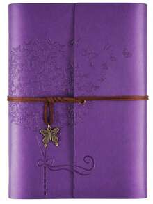 Refillable Leather Journal Notebook, Gift For Girl, Boy, Girls, Sisters, Friends