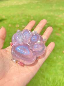 1/6 buc jucării de stoarcere cu labă de pisică moale, transparente cu sclipici, din seria de fructe, moi și drăguțe, jucărie Fidget, jucărie pufoasă, Taba Squishy, jucării anti-stres pentru birou și călătorii, potrivite pentru copii, adolescenți și adulți, cadouri pentru copii, jucării pentru copii, jucării pentru fete, jucării pentru băieți, jucării senzoriale, cadouri pentru fete, cadouri pentru petreceri pentru copii, umplutură pentru pungi de petrecere, jucării pentru umplutură pentru pungi de petrecere, jocuri de petrecere, cadouri pentru petreceri de ziua de naștere, cadouri amuzante