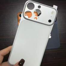 Compatible With IPhone 13/14/15/16 Pro/ProMax Film. Designed With A Special Backing Film For Instant Conversion To 17 Pro And 17 ProMax Models, Providing Instant Conversion, Strong Protection, Easy Adhesion, Non-Full Coverage, Lightweight Texture, Scratch-Resistant And Wear-Resistant. - Orange - View 3