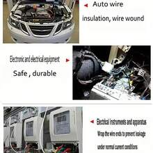 1pc 15m Heat Resistant, Noise Reducing, Flame Retardant Adhesive Tape. For Automotive Cable Harness Protection. Polyester Loom Tape. Insulating, Noise Dampening, Flame Retardant, High Temperature Resistant, Anti-Vibration Automotive Binding Velvet Tape - 15 M Length - View 11