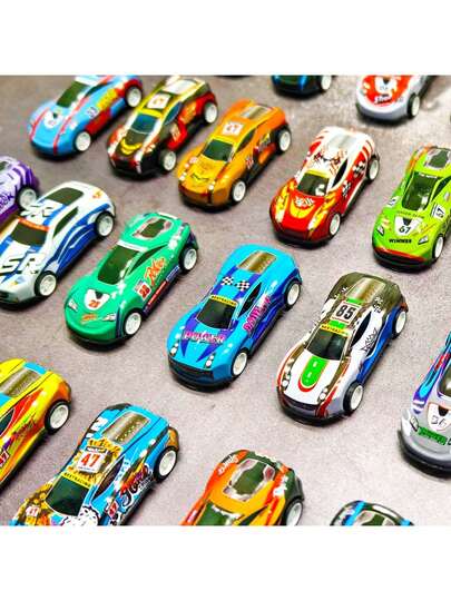 5/10/20/40/60 Pcs Pull Back Toy Cars Mini Die-Cast Race Vehicles Bulk For Halloween Christmas Easter Party Favors Supplies Goodie Bag Stuffers Pinata Fillers Class Treasure Chest Prize Box Toys Gifts(Random Color And Style)