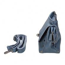 CHENSON | Bolso con Asa Chenson para Mujer – Bolso Mediano en Color Azul – Bolso Bandolera con Cremallera y Corchete – Varios Compartimentos – Versátil y Combinable – Estiloso – Modelo C303 - ✅ Entrega 24/72h a España (península)