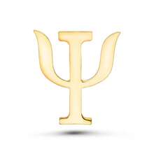 Dr's Gift Psychology Psi Sym.Bol Enamel Gold Brooch Psychology Greek Letter Lapel Pin Backpack Hat Badge Jewelry Gift For Psychologists, Psychiatrist, Therapists, Students{Inchcolor_nameinch:Inchcinch} - c - 查看 1