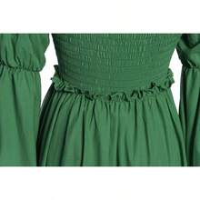 Medieval Renaissance Costume Dress Regency Dresses Women Victorian - XX-large / XXX-large + Green - View 5