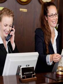 1个木质名片夹，金属名片架，榉木便签盒，实木名片盒 - 彩色 - 查看 5