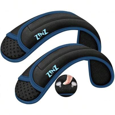 ZINZ 2-Pack Ultra Thick & Breathable Universal Shoulder Pad Cushion Bag - Long & Comfort