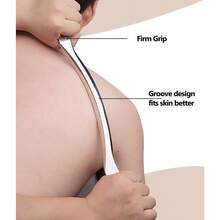 Stainless Steel Gua Sha Scraping Massage Tool IASTM Tools Help Relieve Sore Muscles Great Soft Tissue Mobilization Tool Long Shape 1 Count (Pack Of 1) - As Pic - View 5