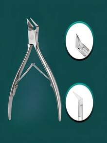 3件套修甲工具，1个不锈钢指甲钳，足部护理去茧器，多功能工具 - 彩色 - 查看 3