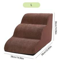 Pet Stairs, Dog Climbing Ladder Steps, Non-Slip Climbing Ladder Suitable For Small, Medium And Large Dogs To Use On Bed, Cat Bedside Climbing Ladder