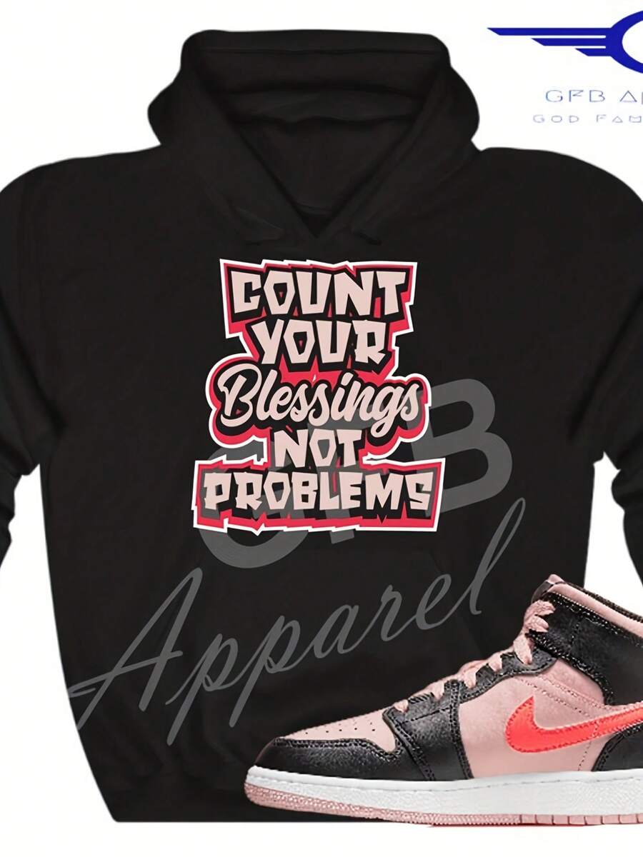 Blessings Not Problems Hoodie To Match Atmosphere 1 Hoodie, Atmosphere 1 Hoodie Sneaker Hoodie,Autumn/Winter Hoodie Autumn Set - 款式13 - 查看 1