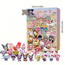 Hello Kitty Christmas Countdown Calendar - 24 Cute Character Surprise Blind Boxes, Resin Holiday Advent Calendar, Suitable For Party And Collector's Gifts (No Batteries Required), Holiday Decor, Fun Design And Exquisite Illustrations, Christmas Decorations, Women's Advent Calendar, Christmas Advent Calendar - View 5