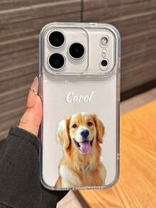 Ốp điện thoại cá nhân hóa độc đáo với tên và ảnh, tương thích với iPhone 17, 16, 15, 14, 13, 12, 11 Pro Max Plus, 17 Pro Max/17 Air, 16pro/16plus/16promax và S24/S25ultra/S25plus/S25edge/A17/A07/A26/A36. Hỗ trợ thiết kế cá nhân hóa và ảnh riêng tư. Ốp điện thoại chống sốc cao cấp, có thể tùy chỉnh với chủ đề gia đình, thú cưng, cặp đôi, quà tặng cá nhân hóa, ốp bảo vệ cao cấp, ốp điện thoại độc đáo, phù hợp với người dùng và người yêu thú cưng. - Trong sáng - Xem 3