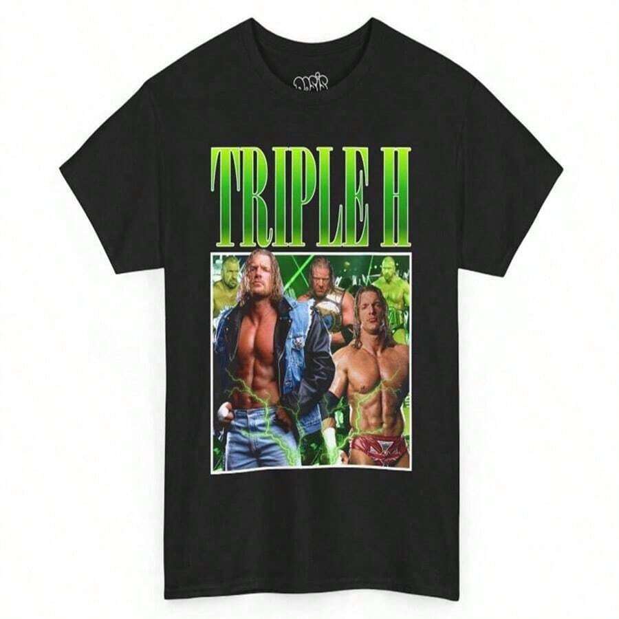 Camiseta unisex vintage de Rhea Ripley de la WWE Pro Wrestling - Negro 13 - Ver 1