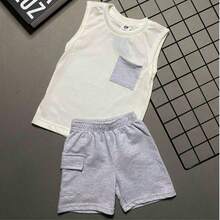 Conjunto Infantil Regata e Short Infantil Menino 2 Peças