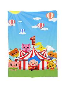 Plim Plim Anime Flannel Blanket For Girls Boys Anime Gifts Throw Blanket Cozy Plush Flannel Fleece Print Blankets Double-Layer Blanket Lightweight Fuzzy For Bed Decor - 黑色 - 查看 3