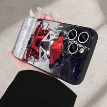 Funda para teléfono con diseño de carreras de motos de nieve para iPhone 17, 16, 15, 14, 13, 12 y 11, diseñada con una estética deportiva genial.Esta funda protectora es a prueba de golpes e ideal para amantes de las actividades al aire libre, presentando un tema de deportes de invierno, funda para teléfono al aire libre.| Deportes - Negro - Ver 7