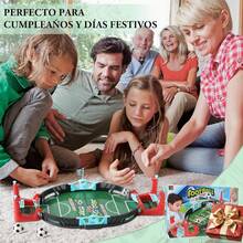 Futbolín Mini para Niños - Juego de Mesa de Fútbol Interactivo (3-12 Años) - Ideal para Regalos, Fiestas y Familia - 1 - Ver 8