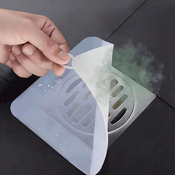 1pc Silicone Odor-Proof Drain Cover, Suitable For Bathroom, Toilet And Kitchen - One-Click Odor-Proof Drain Cover, Leak-Proof Design, Easy To Install