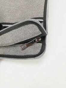 1pc 32cm*9cm*35cm Briefcase Laptop Bag, Fashionable Casual Solid Color Backpack, Multi-Color Options, Nylon Material, Zipper Closure, Suitable For Men's Daily Commute, Work, Carrying Laptop, Business - Multicolor - View 10