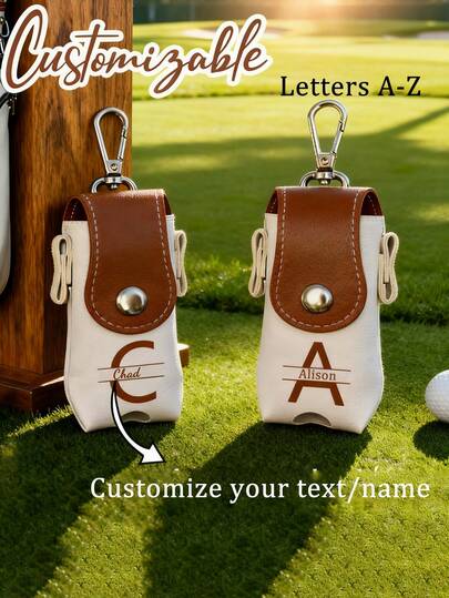 Customized Golf Bag, Personalized Fashion Golf Bag,Portable Golf Ball Bags, Ball Protectors, Customizable Name,Golf Practice Bags, Customized Golf Ball Markers, Golf Covers, Golf Storage Bags, Premium Golf Gifts, Customized Golf Accessories