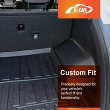 Boot Liner Compatible With Hyundai Tucson TL Series 20152021 Heavy Duty Cargo Mat Luggage Tray - màu đen - Xem 6