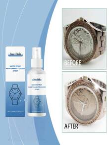 JUE FISH 100ML Watchband Cleaning Spray Daily Cleaning Metal Watchband Stainless Steel Ring Dial Care Agent - Multicolor - View 2