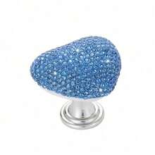 1pc Shiny Toilet Flush Button, Top Press Style, Suitable For Women With Long Nails, Bathroom Decor For Summer - Multicolor - View 13