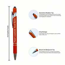 Customized Fun Satirical Ballpoint Pen, Personalized Message, Office Touch Screen Handwriting Pen Encouragement, Compatible With Screen Touch Function, Perfect For School, Office And Christmas Greetings - Multicolor - View 6