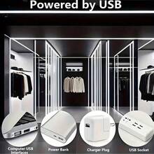 1pc USB Neon Light Strip, Touch Control Switch, 5V COB Flexible Rope Light, 320 LEDs/M, Bright Yet Non-Glaring, Suitable For Recessed/Surface Mount, With Clips & Adhesive Backing, Ideal For Ambient Lighting, Fashionable Illumination, High Brightness, Durable LED, Gamer Gear, Holiday Decor For Halloween, Christmas, Ramadan, New Year, Etc.