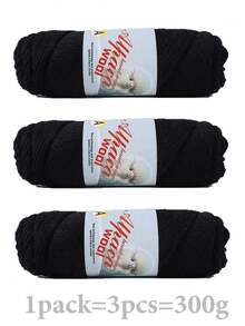 3 Packs Of 300g 100% Alpaca Yarn | Ultra Soft Luxurious Warm Handcraft Knitting Crochet Yarn | Non-Itchy, Breathable, Light Beige Friendly | Suitable For Making Sweaters, Cardigans, Shawls - Multicolor - View 32