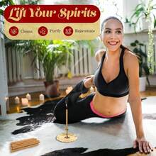 Premium Palo Santo Holy Wood 3 - 4 Inches Size Hand Rolled Incense Sticks From Peru. Great Meditation, Smudging Insenses, Spiritual Cleansing Inscent 10 Sticks Pack - 3-4英寸 - 帕洛桑托 - 查看 7