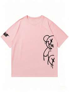 男士休闲百搭简约图案印花短袖T恤