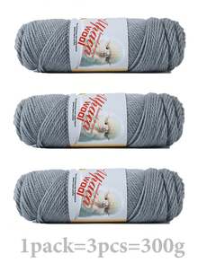 3 Packs Of 300g 100% Alpaca Yarn | Ultra Soft Luxurious Warm Handcraft Knitting Crochet Yarn | Non-Itchy, Breathable, Light Beige Friendly | Suitable For Making Sweaters, Cardigans, Shawls - Multicolor - View 30