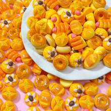 40pcs Glossy Sausage Roll Bread Replica Food Toy Resin Accessory DIY Creamy Adhesive Phone Case Hairpin Squeeze Play Accessory Room Decor Home Decor Decor Ornaments Home Miniature Things - Multicolor - View 11