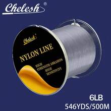 Chelesh 500米/546码高品质单丝尼龙钓鱼线，适用于海钓、淡水钓鱼（台湾地区），多种强度可选，经久耐用，结实可靠，可作为钓鱼礼品、圣诞装饰线或珠宝DIY串珠线。 - 彩色 - 查看 17