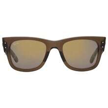 Ray-Ban Mega Wayfarer Gold Mirror Square Unisex Sunglasses RB0840S 663693 51 |  | Men Sunglasses - đa - Xem 1