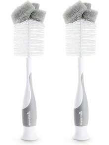 Munchkin® Esponja™ - Cepillo para Polvo para Botellas, Paquete de 2, Color Verde - Gris - Ver 3