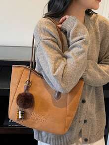 1 pezzo Borsa a tracolla retrò chic alla moda per donna, adatta per feste, banchetti, pendolarismo quotidiano, può contenere telefono, specchio, chiavi, rossetto, portafoglio, ideale come regalo di Natale, regalo per la festa della mamma, regalo di compleanno, sorpresa di compleanno - Multicolore - Visualizzare 9