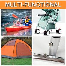 10 PCS Kayak Paddle Spring Snap Clips Stainless Steel Push Button Spring Clip Tube Locking Pin Clip Camping Awning Tent Pole - Solid Single Pin - 6 mm Single Pin - View 5