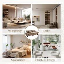 A Modern And Simple Double Sofa With A Feather Bed That Has Enough Cushioning, Cozy Yet Spacious In The Living Room/Bedroom/Office, Beige. - Khaki + Velvet + 2 Seat + Foam - View 9