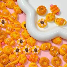 40pcs Glossy Sausage Roll Bread Replica Food Toy Resin Accessory DIY Creamy Adhesive Phone Case Hairpin Squeeze Play Accessory Room Decor Home Decor Decor Ornaments Home Miniature Things - Multicolor - View 4