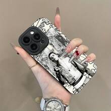Yung Lean Rapper Phone Case Compatible With  17 16e 16 15 14 13 12 11 Mini Pro Max Air X XR XSMAX 8 7 Plus Shockproof Soft TPU Back Cover, Shockproof Protective Case, Fashionable Phone Accessories, Durable Material, Lightweight Protective Case,  User  17 Case  17 Pro Max Cover - 混合顏色 - 查看 2