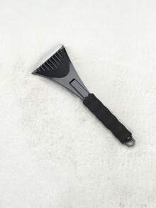 1pc Car/Home Snow Shovel, Winter Ice Scraper With Foam Grip, Convenient Portable Ice Breaking, Snow Removal, Dirt Cleaning Tool - Multicolor - View 6