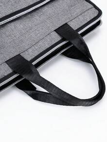 1pc 32cm*9cm*35cm Briefcase Laptop Bag, Fashionable Casual Solid Color Backpack, Multi-Color Options, Nylon Material, Zipper Closure, Suitable For Men's Daily Commute, Work, Carrying Laptop, Business - Multicolor - View 9