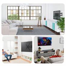 Soporte De Pared Para Tv/monitor De 14 A 55 Negro - Negro - Ver 5