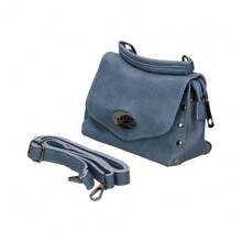 CHENSON | Bolso con Asa Chenson para Mujer – Bolso Mediano en Color Azul – Bolso Bandolera con Cremallera y Corchete – Varios Compartimentos – Versátil y Combinable – Estiloso – Modelo C303 - ✅ Entrega 24/72h a España (península)